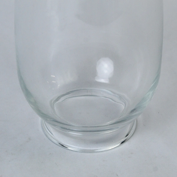 Unbranded Hurricane Lamp Replacement Clear Glass Globe 7.5 Inches Tall Decor