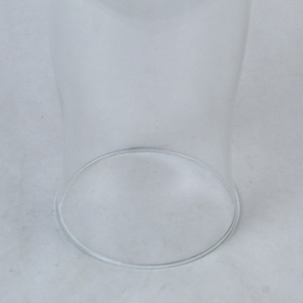 Unbranded Hurricane Lamp Replacement Clear Glass Globe 7.5 Inches Tall Decor