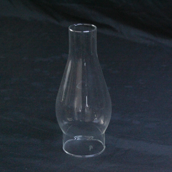 Clear Glass Hurricane Lamp Replacement Globe 7.75in Tall Vintage Home Decor