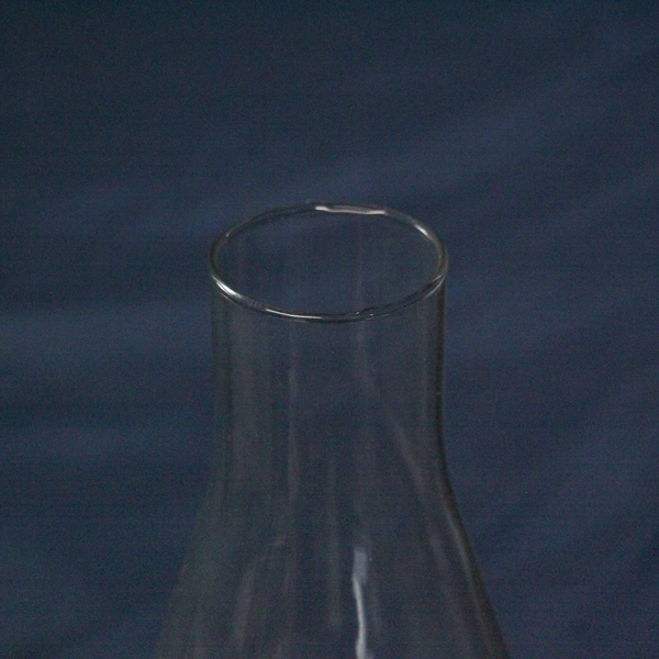Clear Glass Hurricane Lamp Replacement Globe 7.75in Tall Vintage Home Decor