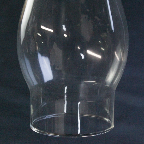 Clear Glass Hurricane Lamp Replacement Globe 7.75in Tall Vintage Home Decor