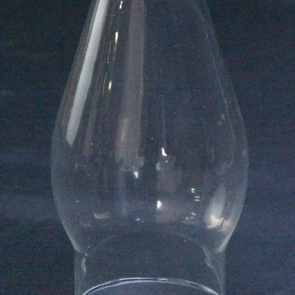 Clear Glass Hurricane Lamp Replacement Globe 7.75in Tall Vintage Home Decor