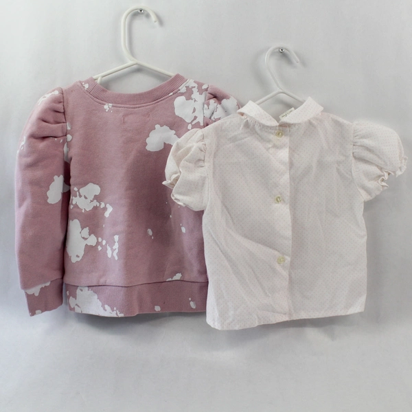 Lot of 5 Infants Size 18 Months Shirts Romper Socks Circo Healtex Grayson Mini