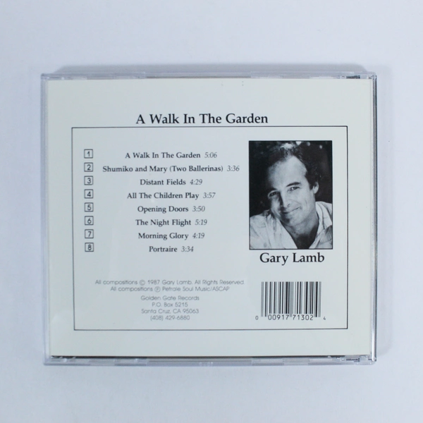 Walk In The Garden CD by Gary Lamb 1987 Golden Gate Records Pre-Owned
