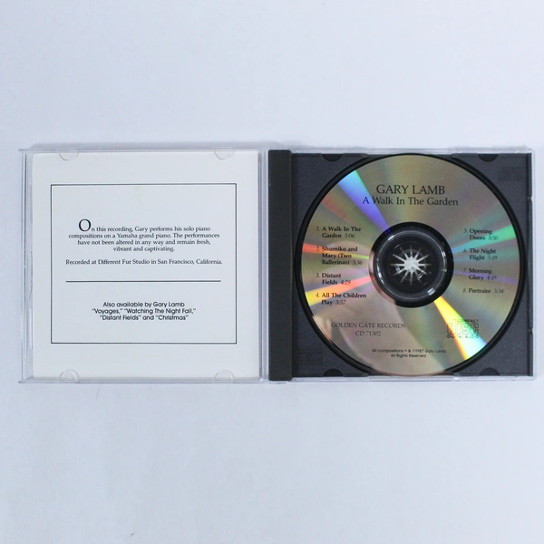 Walk In The Garden CD by Gary Lamb 1987 Golden Gate Records Pre-Owned