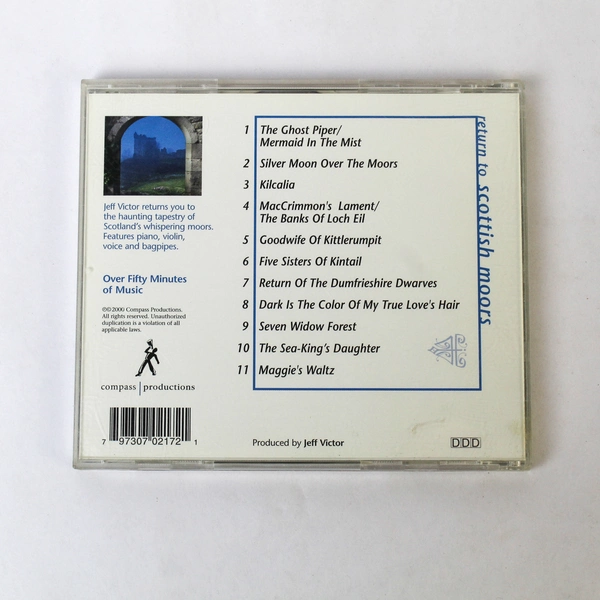 Return To Scottish Moors CD Celtic Folk World and Country Jeff Victor