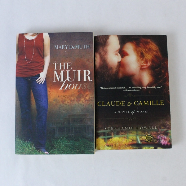 Lot Of 2 Novel PB Books Claude & Camille A Novel of Monet And The Muir House