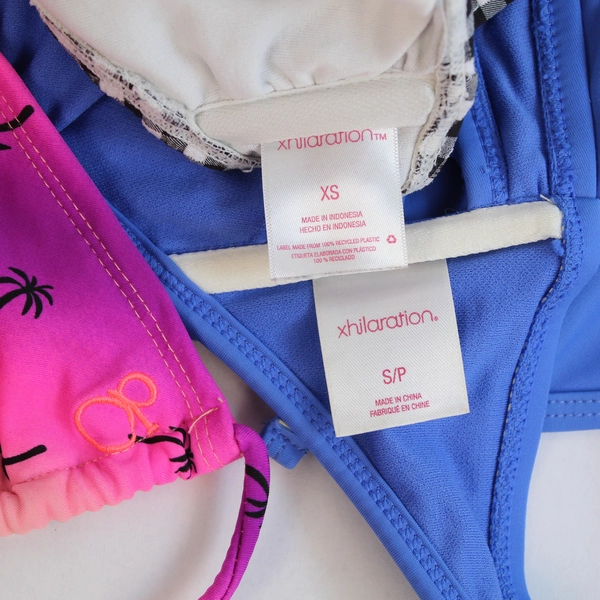 Lot of 3 Women's Swim Tops XS/S Xhilaration Bikini Summer Beach Pool