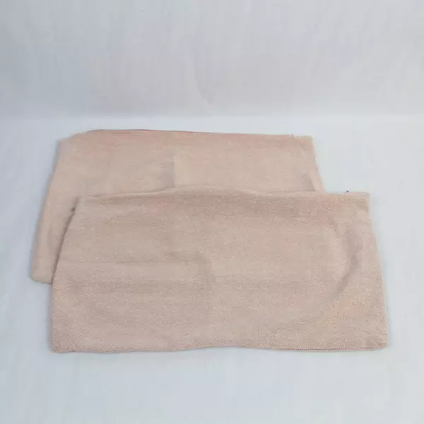 Threshold Set of 2 Pink Pillow Shams Covers 12x20 Zip Closure Home Decor