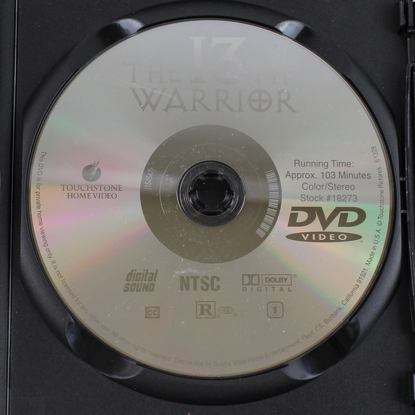 The 13th Warrior DVD Touchstone Oliver Sveinall Mischa Hausserman Clive Ru
