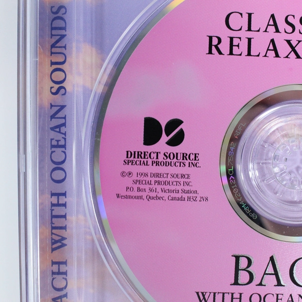 Classical Relaxation Bach with Ocean Sounds CD 1998 Northstar Orchestra