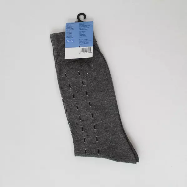 Lot of 3 Men's Socks Black Gray Navy Blue 6.5-13 NWT Great Condition