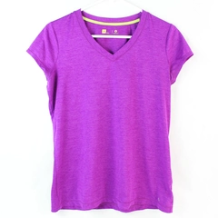 Xersion Purple Activewear V-Neck T-Shirt Women's Size Medium