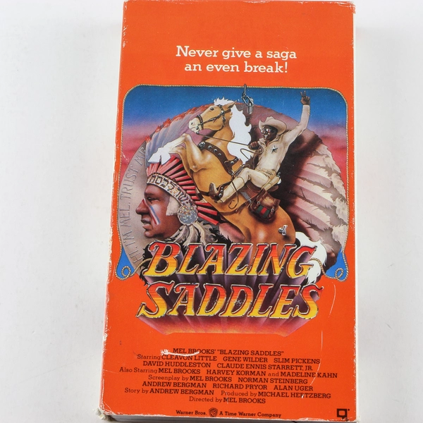 Blazing Saddles VHS 1991 Warner Home Video Gene Wilder Mel Brooks