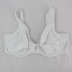 Lilyette White Lace Back Closure Underwire Bra Women's Size 36D
