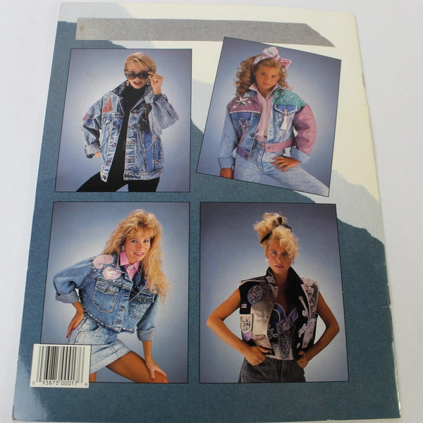 80s Fashion Denim To Die For Craft Book Decorating Jean Jackets Hairstyles