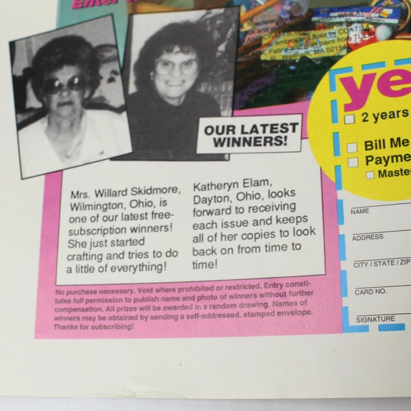 Quick and Easy Crafts Feb 1992 Valentines Themed Arts and Crafts Gifts Magazine