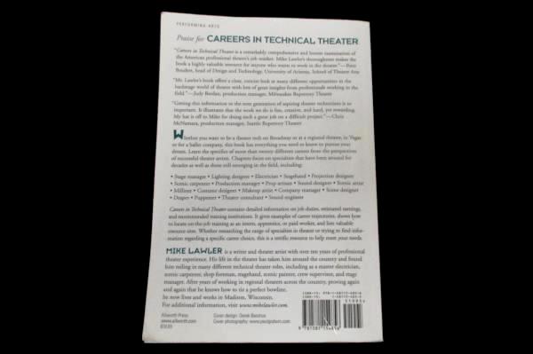 Career In Technical Theater by Mike Lawler Soft Cover Allworth Press 2007