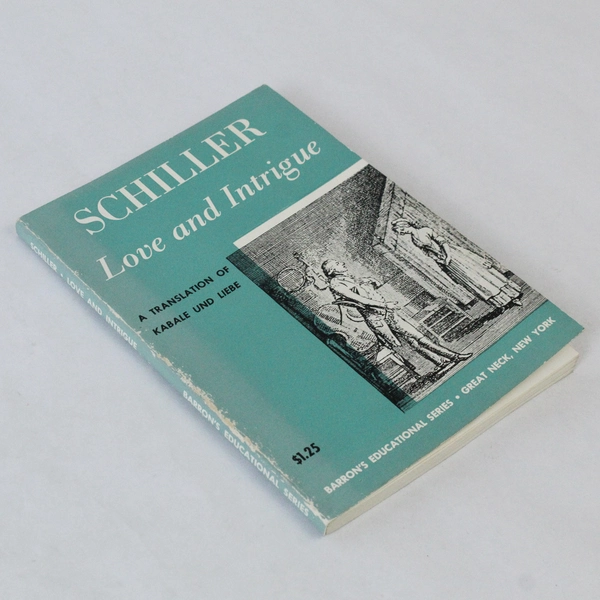 Love and Intrigue Friedrich Schiller 1953 Barron's Educational Series Paperback