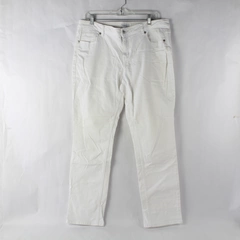 Liz Claiborne Women's Classic Fit Straight Leg White Mid Rise Jeans Size 14 
