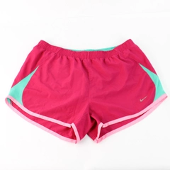 Nike Pink and Green Drawstring Athletic Shorts Women's Size Medium