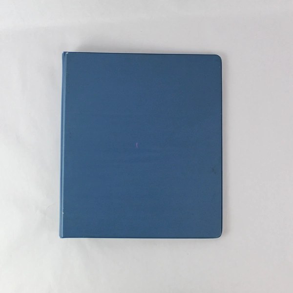 Lot of Office School Supplies 1 Blue Binder K & M Company Card Protector Pages