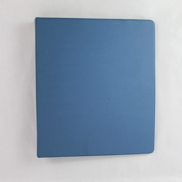 Lot of Office School Supplies 1 Blue Binder K & M Company Card Protector Pages