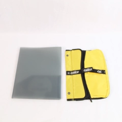 Lot of Case It Pencil Pouch & Avery 6-Pocket Folder Yellow Pre-Owned