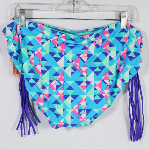 Joe Boxer Bikini Bottoms Women's Plus Size 1X Blue White Neon Pink Purple