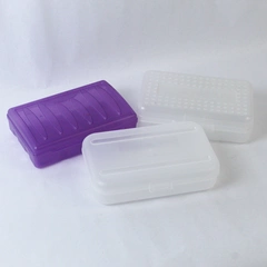 Lot of 3 Plastic School Supplies Pencil Storage Boxes USA Spacemaker