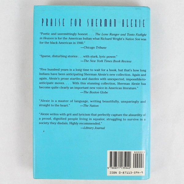 Signed Reservation Blues by Sherman Alexie 1995 Hardcover