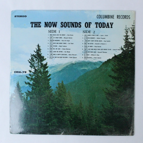 Various The Now Sounds of Today Columbine Records Vinyl LP CRH-79 Sealed New