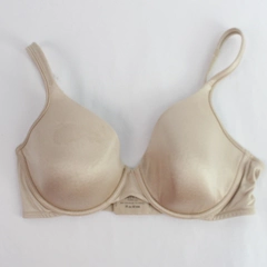 Vanity Fair Hook and Eye Closure Nude Beige T-Shirt Bra Women's Cup Size 36D