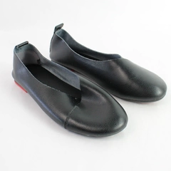Unbranded Black Leather Ballet Flats Women's US Size 9