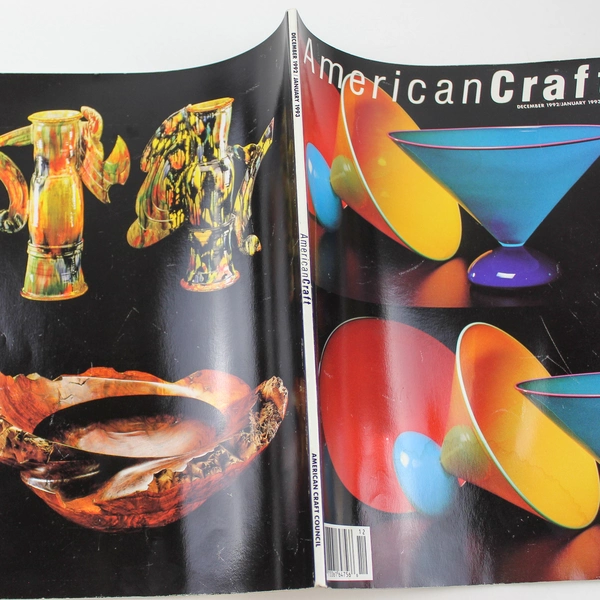 American Craft Magazine Dec 1992-Jan 1993 Good Condition Vintage Art