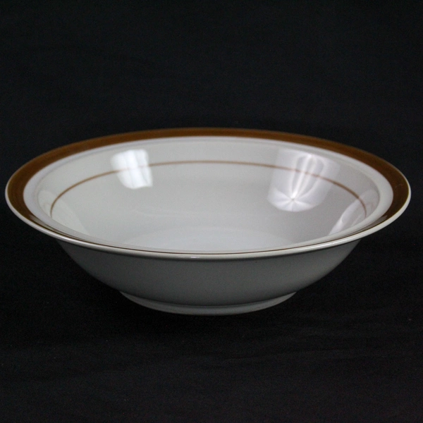 MSI Brown Monterrey Stoneware Serving Bowl 9" Cream Brown Oven To Table Bakeware