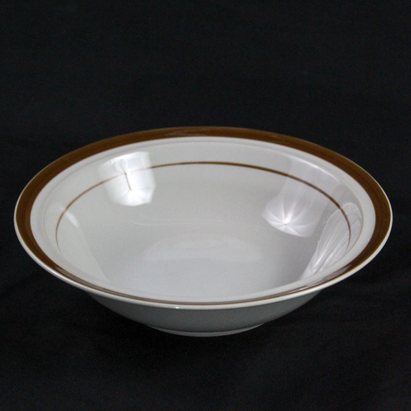 MSI Brown Monterrey Stoneware Serving Bowl 9" Cream Brown Oven To Table Bakeware