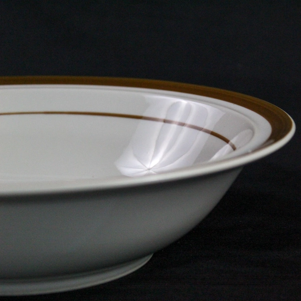 MSI Brown Monterrey Stoneware Serving Bowl 9" Cream Brown Oven To Table Bakeware