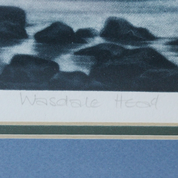 Susan Jameson Wasdale Head 101/120 Signed Framed Matted Landscape Art Mezzotint