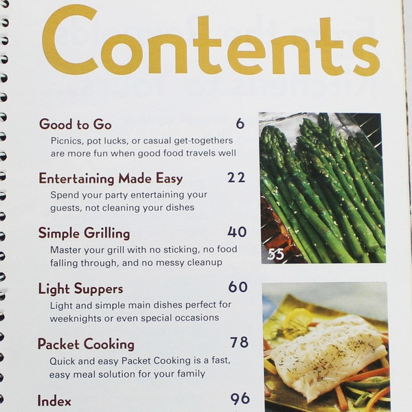 Reynold's Cooking With Foil 2008 Publications International Spiral Bound PB