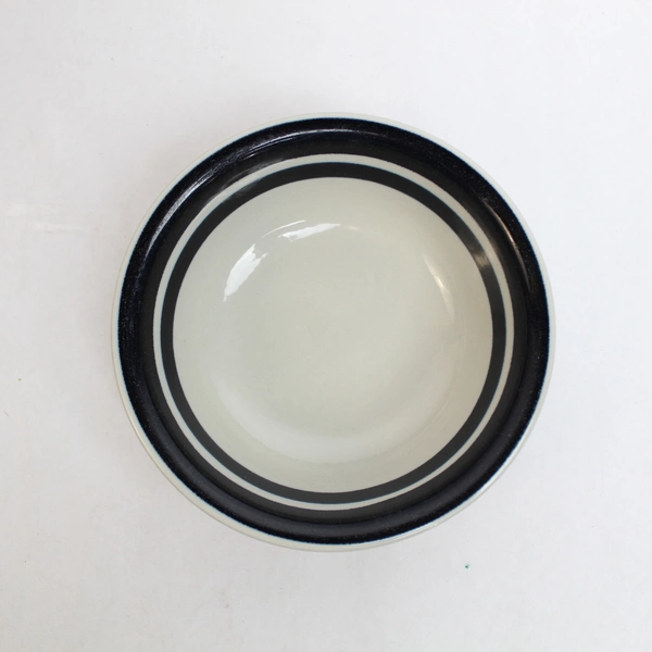 Arabia Made in Finland Anemone Blue Coupe Cereal Bowl 6.25 Inch Marked 1
