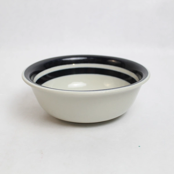 Arabia Made in Finland Anemone Blue Coupe Cereal Bowl 6.25 Inch Marked 1
