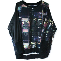 Adidas Pullover Shirt Sweatshirt Men's Size L Black Logo Long Sleeves Cuffs
