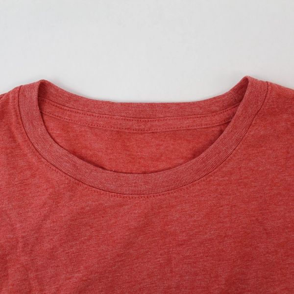 Russell Men's Heather Red Long Sleeve T-Shirt Size M Poly Blend Good Condition