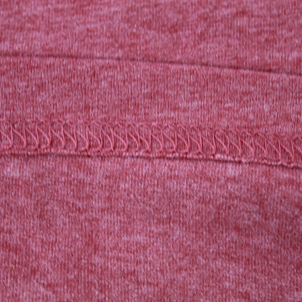 Russell Men's Heather Red Long Sleeve T-Shirt Size M Poly Blend Good Condition