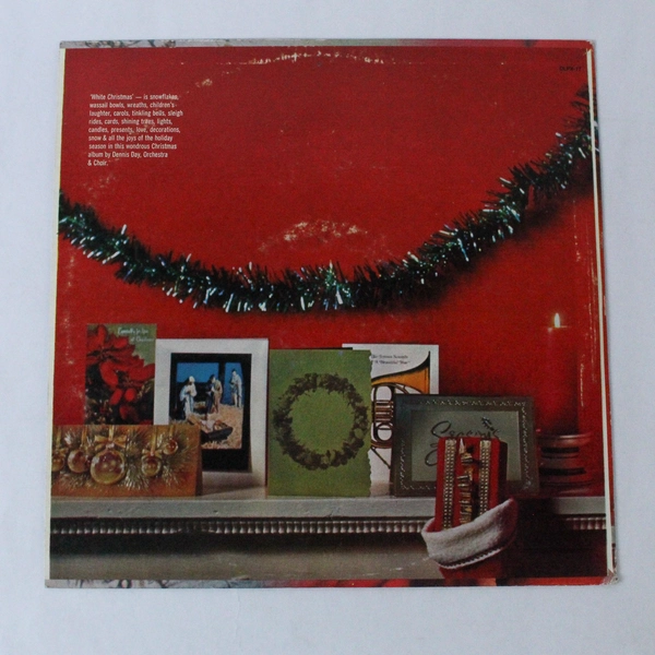White Christmas Dennis Day Orchestra And Choir 33 RPM Vinyl Record Album Vintage
