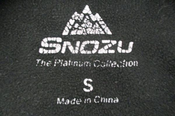 SNOZU Women's Platinum Collection Soft Shell Black Jacket Coat FLEECE Size Small