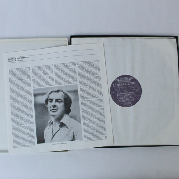 Franz Joseph Haydn Music For England Box Set 2 Vinyl LP Records And Booklet 1982