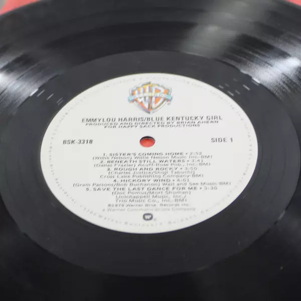 Emmylou Harris Blue Kentucky Girl 1979 Vinyl Music Record Album 12 Inch 33RPM