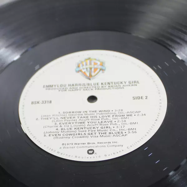 Emmylou Harris Blue Kentucky Girl 1979 Vinyl Music Record Album 12 Inch 33RPM